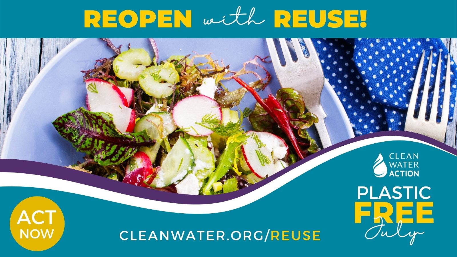 National Plastic Free July Reopen With Reuse