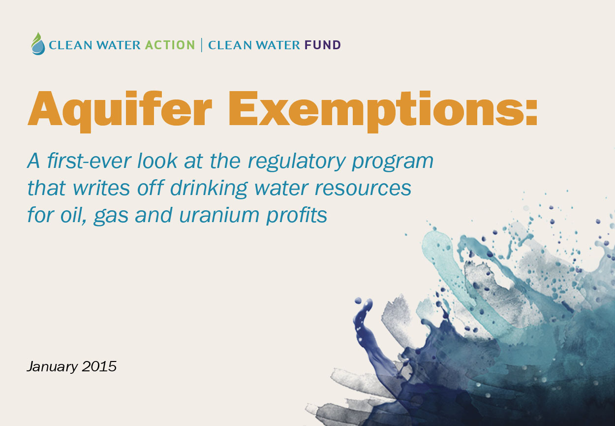 Aquifer Exemptions: The Report