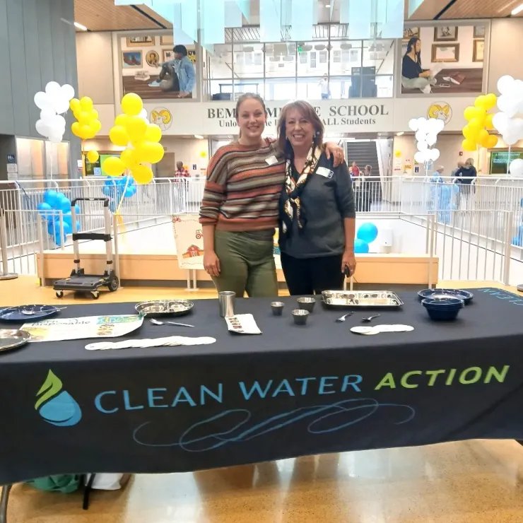 Image of Clean Water Action's ReThink Disposable team at CT middletown schools event