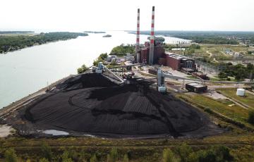 Coal Power Plant on the Detroit River
