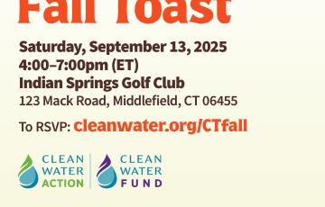 Graphic for Clean Water's Fall Toast