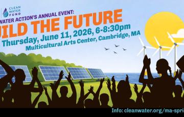 Build the Future Clean Water Action MA event graphic 2026
