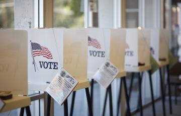 Voting booths. Photo credit: hermosawave / iStock