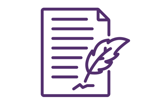 Graphic of a signed will