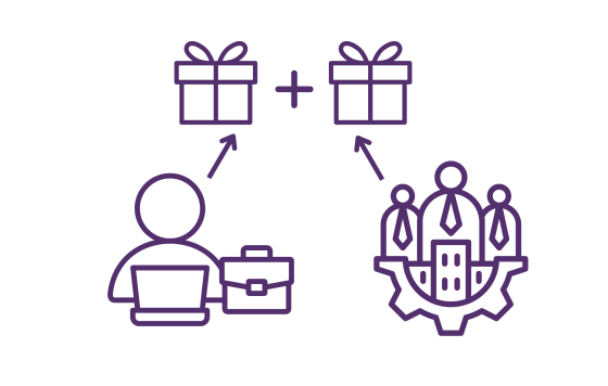 Icon of employer matching gifts
