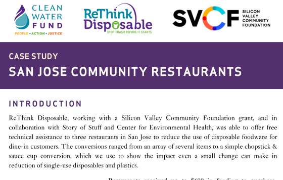 Case Study: San Jose Community Restaurants